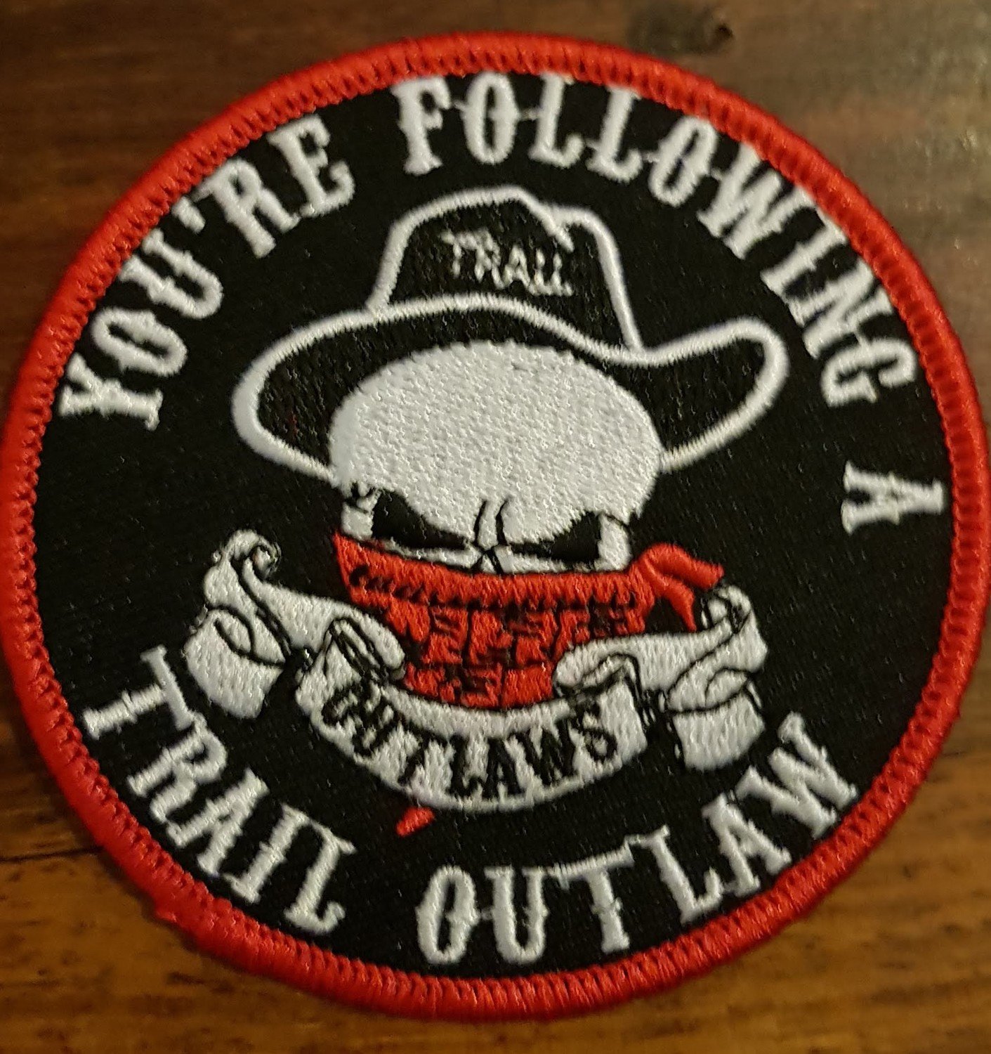 Trail Outlaws Embroidered Patches