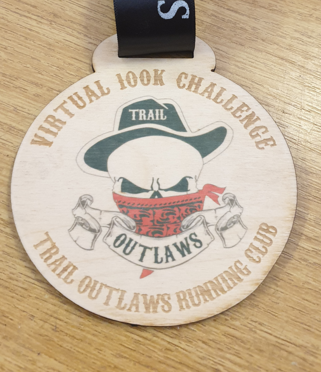 Virtual 100K Monthly Challenge Medal